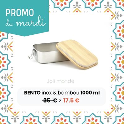 bento inox sans bpa bambou joli monde